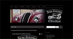 Desktop Screenshot of marquerestoration.com.au